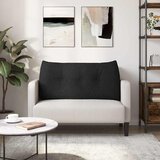  Jastuk za leđa Crna 100 x 24 x 50 cm tkanina | shoptok.hr