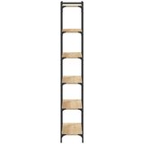  Regal za knjige sa 6 razina boja hrasta 80 x 30 x 188 cm drveni | Eponuda.ba