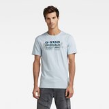 G-star T-shirt - RAW originals slim r t blue Cene