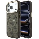 SAS CG MOBILE Maska Guess 4G Embossed Classic MagSafe za Samsung iPhone 17 Pro Max/ 18 Pro Max braon | Eponuda.com