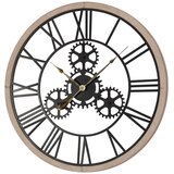Ambia Home STENSKA URA črna, barve oreha 80 cm Cene