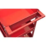140157 Workshop Tool Trolleys with Shelves 2 pcs