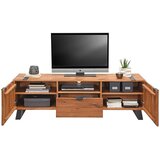 Landscape TV-ELEMENT črna, barve hrasta | Shoptok.si