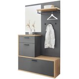 XORA PREDSOBA barve hrasta, temno siva | Shoptok.si