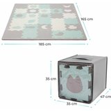 Kinderkraft puzzle LUNO oblici, mint | shoptok.hr