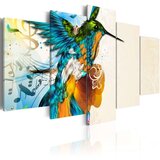  Slika - Bird's music - 5 pieces 100x50 | shoptok.hr