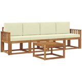  Set vanjskih sofa 5 kom. Prirodna i krem | shoptok.hr