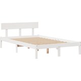  s regalom z knjige bez madraca bijeli 135x190cm borovina | shoptok.hr