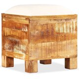 The Living Store Klop s prostorom za shranjevanje trden predelan les 40x40x45 cm - Skrinja, (21493871) Cene