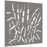  Vrtni zidni ukras 55 x 55 cm čelik COR-TEN s uzorkom trave | Eponuda.ba