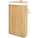  Kutna košara za rublje od bambusa 60 L | shoptok.hr