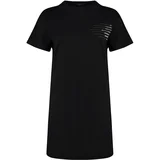 Trendyol Curve Plus Size Dress - Black - Jersey dress