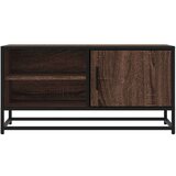vidaXL TV omarica rjavi hrast 80x34,5x40 cm inženirski les | Shoptok.si