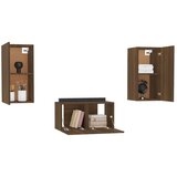  3-dijelni set TV ormarića boja smeđeg hrasta konstruirano drvo | shoptok.hr