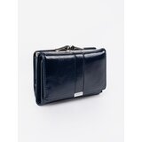 Shelvt Women's wallet navy blue faux leather | shoptok.hr