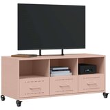 vidaXL TV ormarić ružičasti 100,5 x 39 x 43,5 cm hladno valjani čelik | shoptok.hr