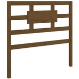Maison Chic posteljno vzglavje - vzglavna omarica - nočna omarica medeno rjavo 95,5x4x100 cm trdna borovina, (21707246) Cene