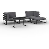 Bessagi Garden Lounge Garnitura Valentina, Temno Siva, 5-Delni Set | Shoptok.si