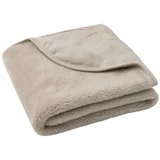 pamučna dekica basic jersey sherpa warm sand