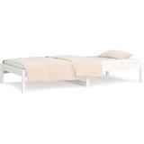  Dnevni krevet bez madraca bijeli 90 x 200 cm masivna borovina | shoptok.hr