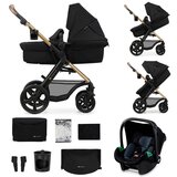 Kinderkraft kolica Moov 2 3u1 MINK PRO, Pure Black | shoptok.hr