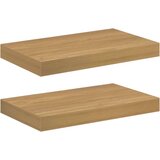  Polica na zidu 2 pcs Smeđa 40 x 23 5 x 4 cm Konstruirano drvo | shoptok.hr