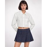 Lacoste Chemise courte jacquard popeline regular fit Bijela Slike