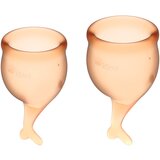 Satisfyer - Feel Secure Menstrual Cup Set Orange Cijene
