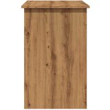 vidaXL Pisalna miza artisan hrast 100x50x76 cm inženirski les | Shoptok.si