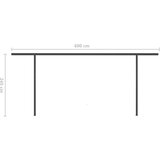  Tenda na ručno uvlačenje s LED svjetlima 6 x 3 5 m plavo-bijela | shoptok.hr