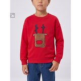 Sinsay Božićna crewneck majica s motivom soba Slike