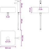  Umivaonik s policom Hrast sonoma 49,5 x 41 x 63 cm | shoptok.hr