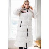 Dewberry Z6756 LADIES INFLATABLE COAT-BEIGE-1 | shoptok.hr