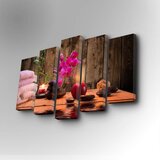 Wallity 5PUC-044 multicolor decorative canvas painting (5 pieces)