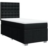  Box spring krevet s madracem crni 80 x 200 cm od tkanine | shoptok.hr