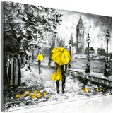  Slika - Walk in London (1 Part) Wide Yellow 90x60 Cijene