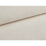 Micadoni Tapecirani bračni krevet s prostorom za odlaganje s podnicom 200x200 cm boje slonovače Eric – | shoptok.hr