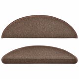  Prostirke za stepenice 10 kom 56x17x3 cm boje kave, poluokrugle | shoptok.hr