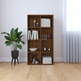 The Living Store knjižna omara/komoda rjav hrast 66x30x130 cm inženirski les - knjižna omara, (21437193) Cene