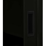vidaXL ormarić s kliznim vratima crni 90 x 40 x 90 cm čelični | shoptok.hr