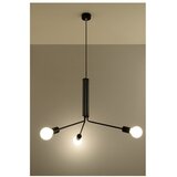 Sollux Crna viseća svjetiljka s metalnim sjenilom ø 74 cm Donato – | shoptok.hr