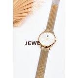 GG Luxe Women's Watch Silver-Gold Fiber | Eponuda.ba