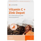 LIVSANE vitamin c+ zink depot tablete 60/1