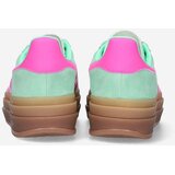 Adidas Nizke superge 'Gazelle Bold' zlata / travnato zelena / roza | Shoptok.si