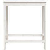  Barski stol bijeli 100 x 50 x 110 cm od masivne borovine | shoptok.hr