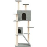  Penjalica za mačke sa stupovima za grebanje svjetlosiva 153 cm | shoptok.hr