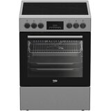 Beko Električni šporet FBM67320XS, 4 gejne zone, 72l rerna, Sivi | Eponuda.com