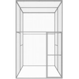  Kavez za mačke 3 x 1,5 x 2,5 m od pocinčanog čelika | shoptok.hr