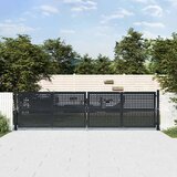  Vrtna vrata antracit 400x75 cm čelik | shoptok.hr