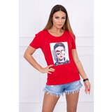 Kesi Women's graphic blouse red Cene